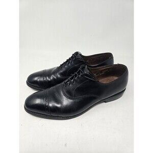 Allen Edmonds PARK AVENUE Men's 05655 Cap-Toe Oxfords Sz 10 C Black USA